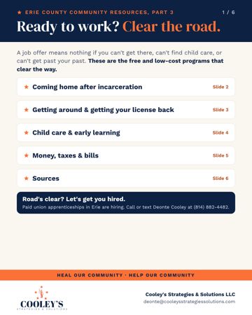 Ready to work flyer